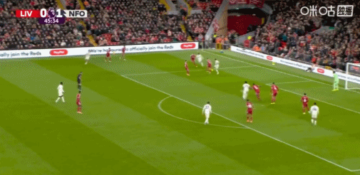 第46分钟，什么情况？下半场刚刚开场，萨沃纳破门，利物浦0-2落后森林！