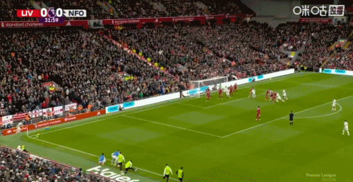 利物浦0-3森林近7轮联赛6负，穆里略、萨沃纳破门